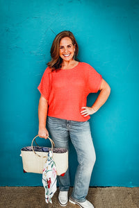 Katrina Short Sleeve Knit Sweater