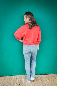 Blake Crewneck 3/4 Sleeve Length Pullover