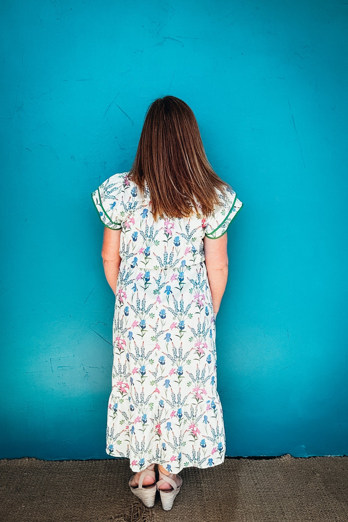 Betsy Mix Floral Midi Dress