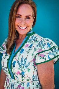 Betsy Mix Floral Midi Dress