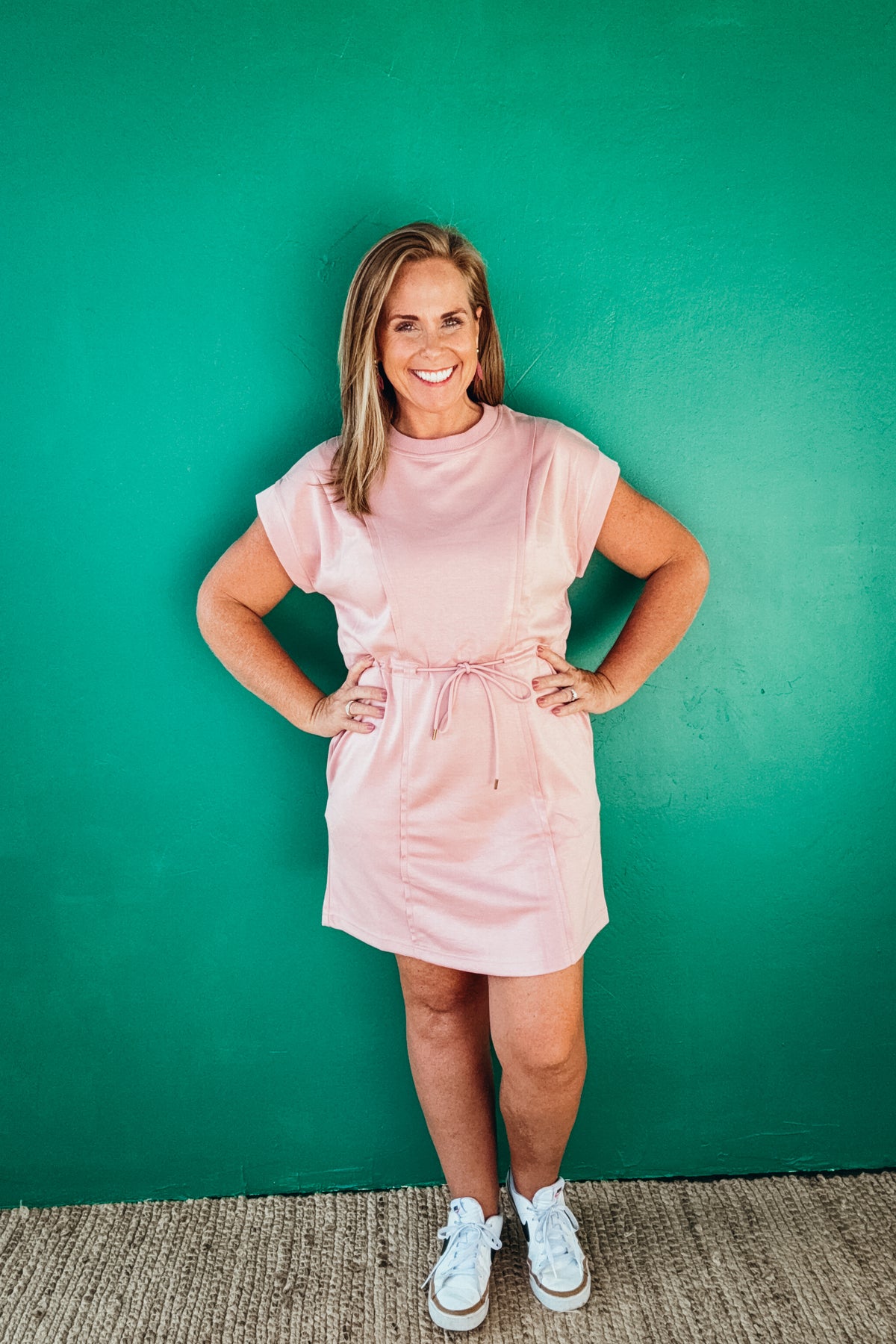 Kerry Luxeknit Pleated Mini Dress