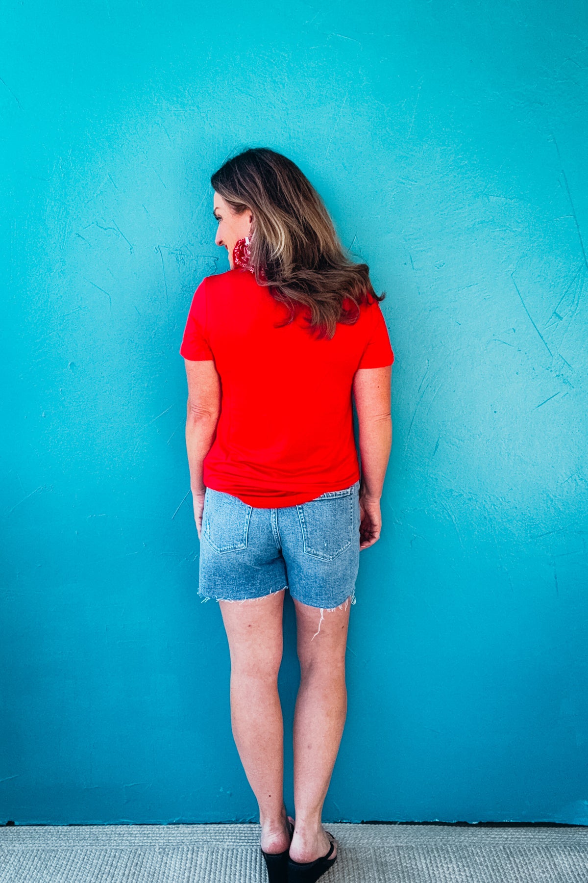 Jamie Basic V Neck Tee
