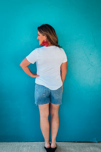 Jamie Basic V Neck Tee