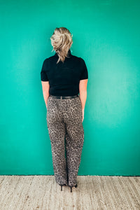 Roxie Animal Print Wide Leg Pants