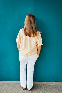 Amelia 3/4 Sleeve Print Blouse