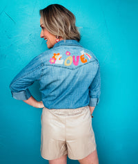 Carrie Bone Vegan Leather Shorts