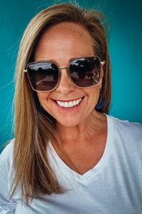 Elle - Women's Polarized Oversized Sunglasses