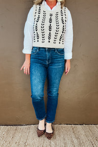 Reese Fab Ab High Waist Ankle Slim Straight Leg Jeans