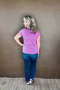 Reese Fab Ab High Waist Ankle Slim Straight Leg Jeans