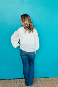 June Loose Fit Peasant Blouse