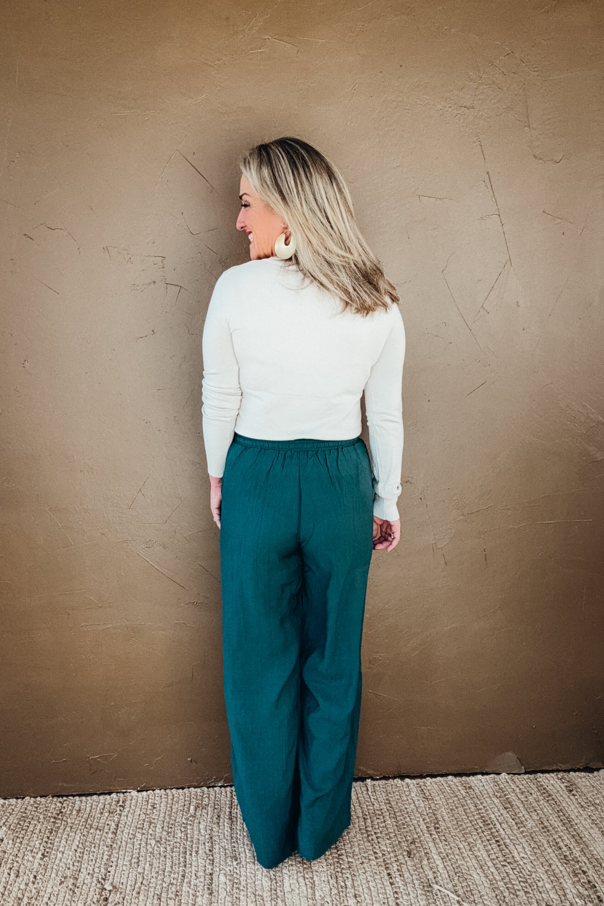 Jackie Classic V Neck Lightweight Sweater