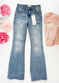 Sydney Mid Rise Flare Jeans