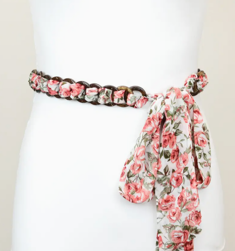 Boho Floral Chain Belt