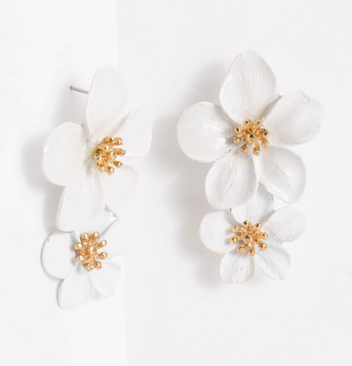 Belle Floral Drop Earrings
