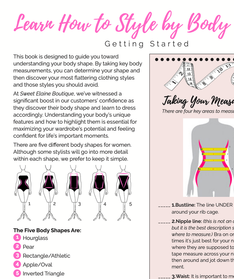 Learn How to Style By Body Type E-Book