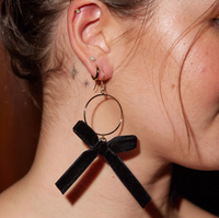 Black Clara Earrings