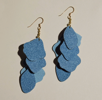 Denim Florence Earrings