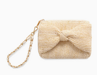 June Bow Wristlet,Ivory