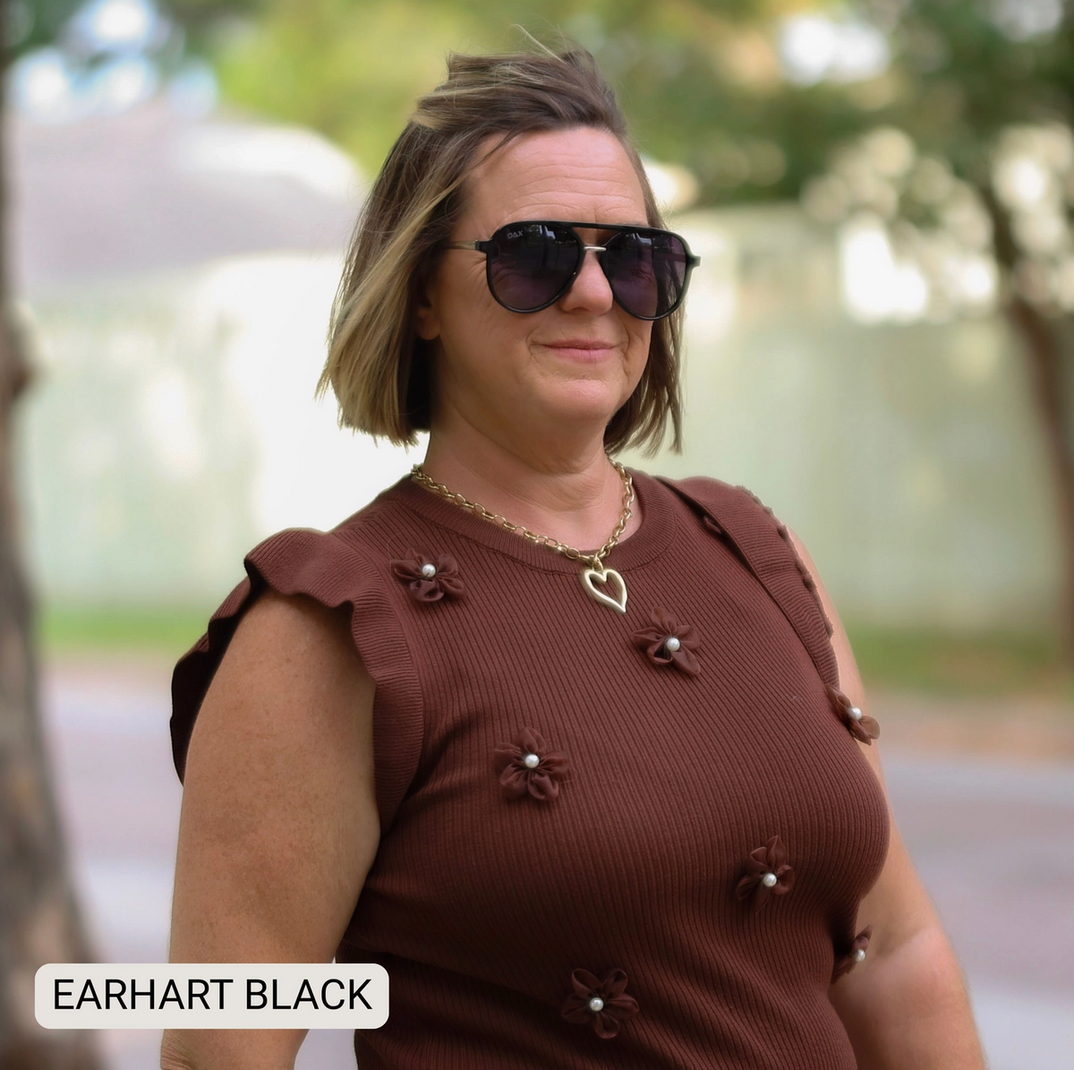 Earhart - Women’S Aviator Sunglasses–Polarized Everyday Chic